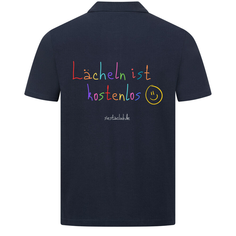 Lächeln Polo Shirt - Dein Happiness Reminder