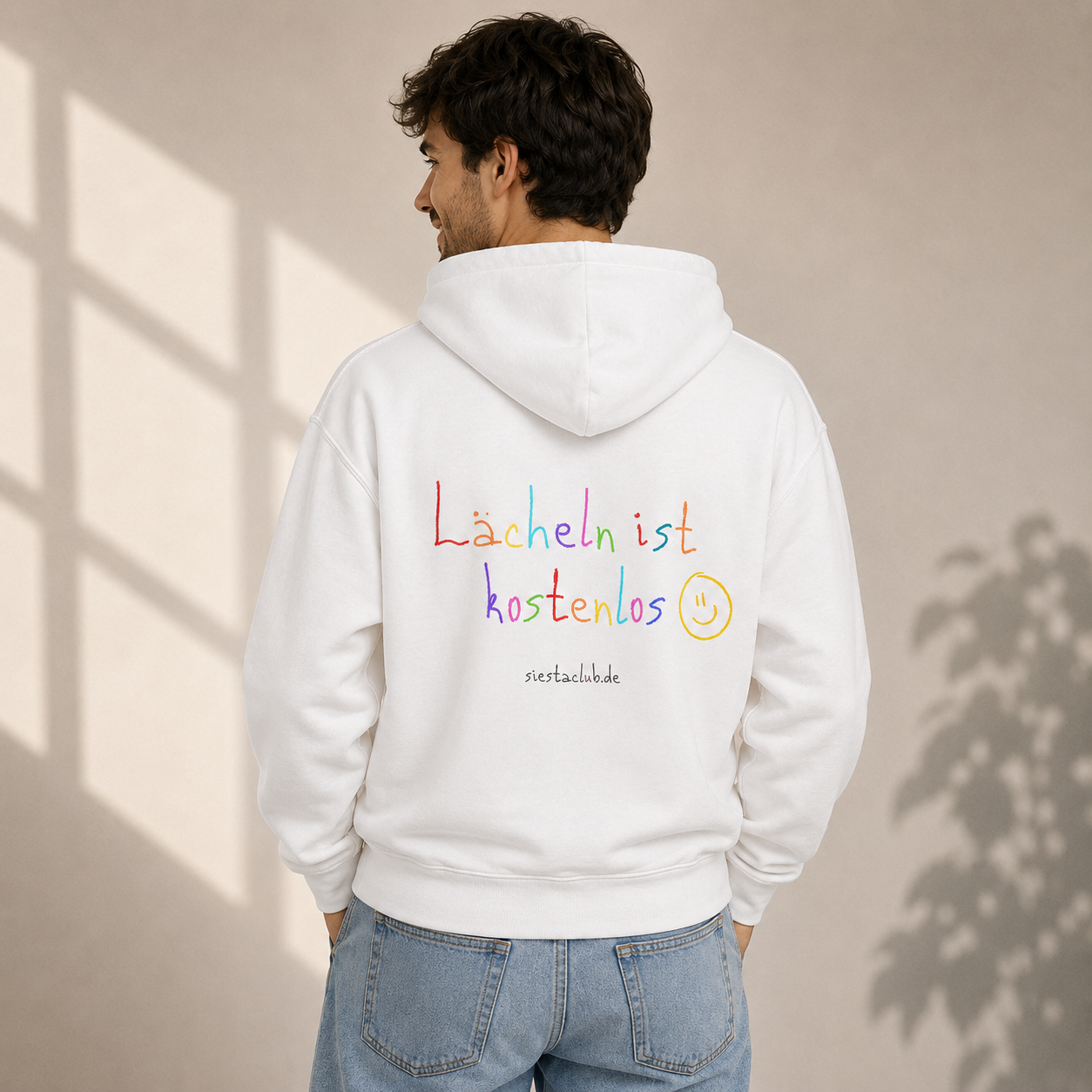 Lächeln - Dein Happiness Reminders Zipper Backprint