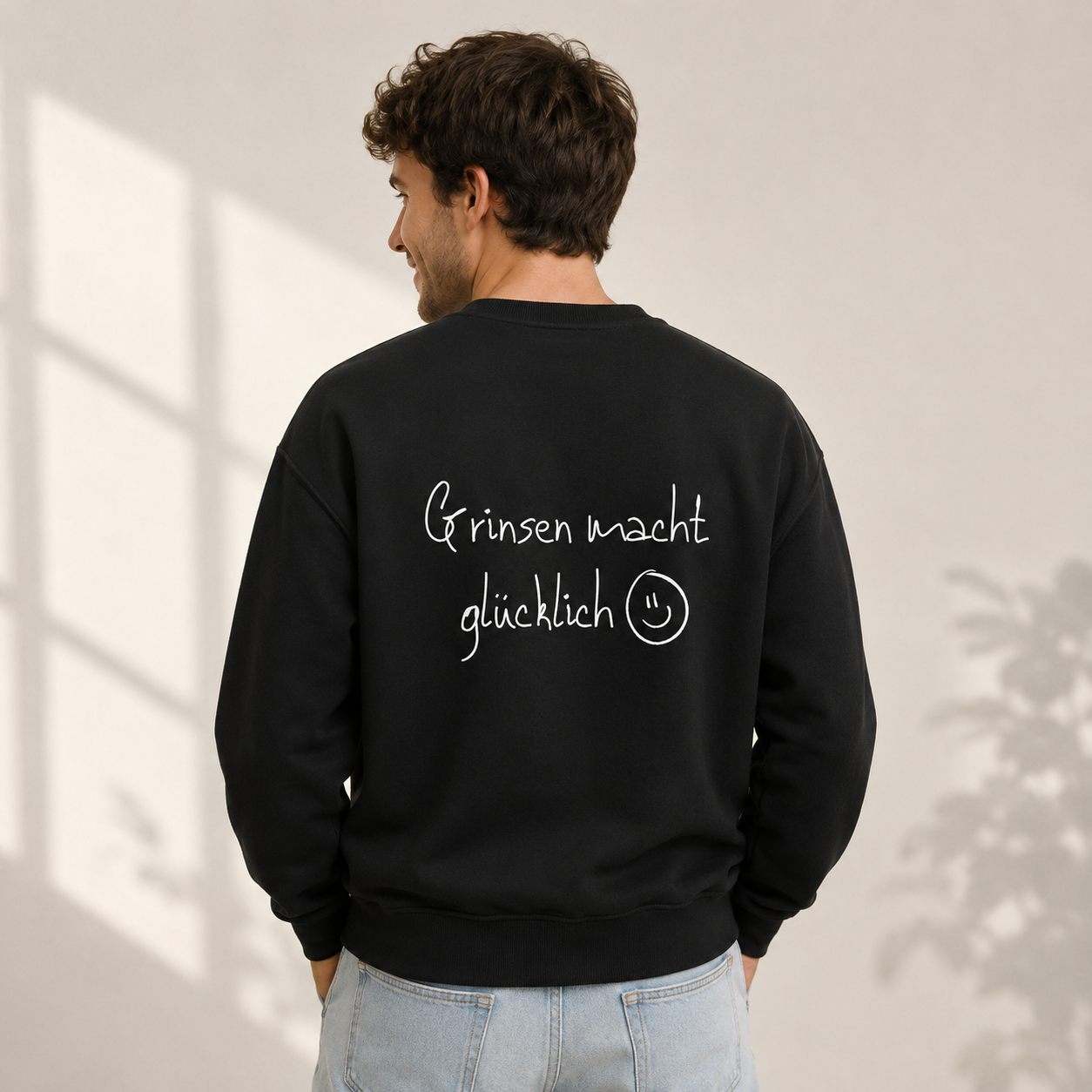 Grinsen - Dein Freude Reminder Sweatshirt