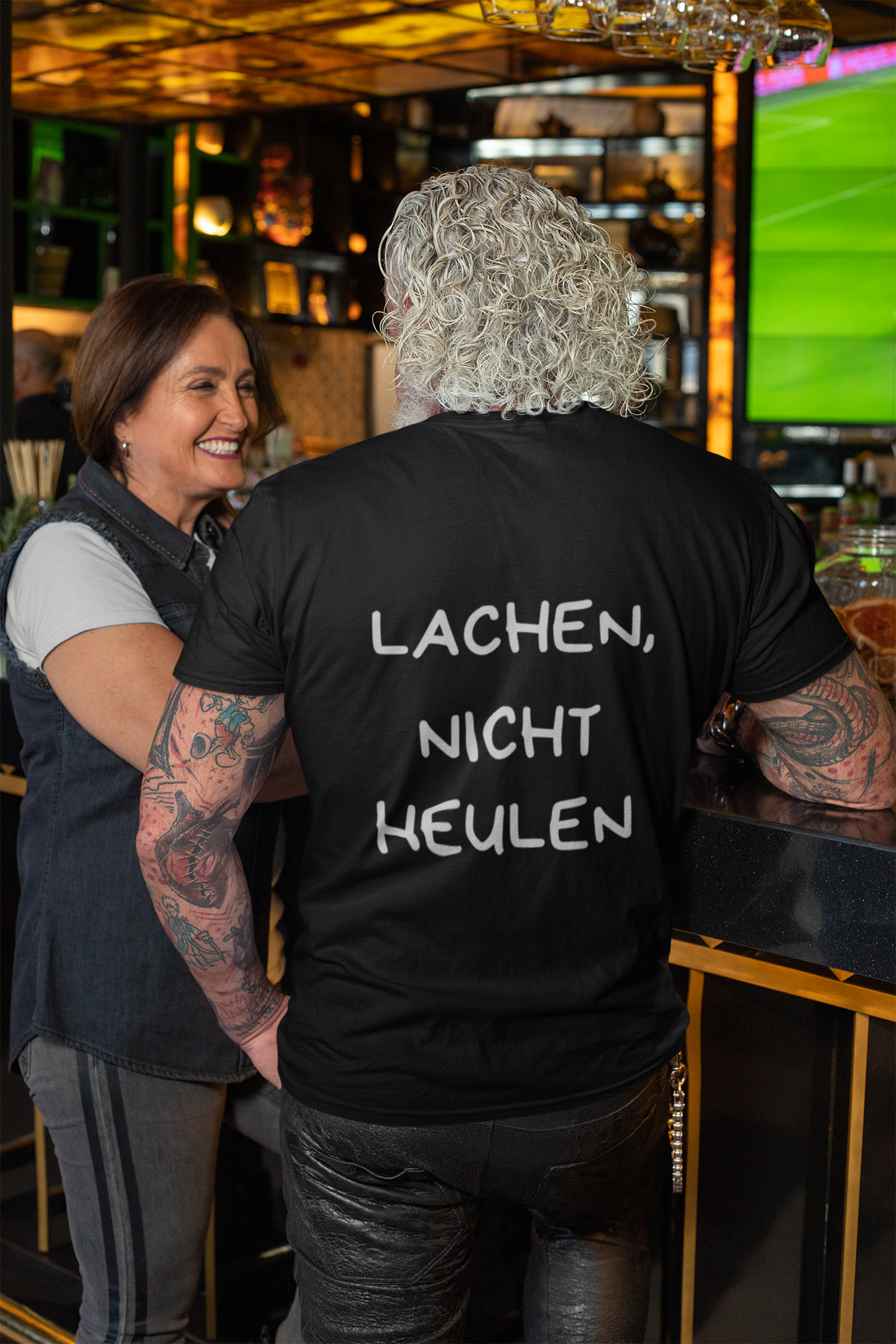 T-Shirt Unisex - LACHEN, NICHT HEULEN