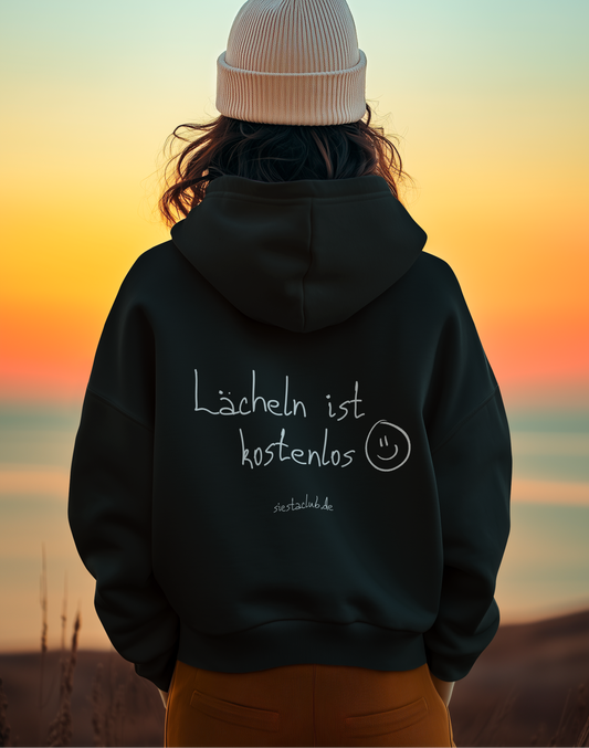 Lächeln – Dein Happiness Reminder Hoodie