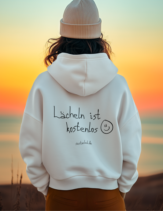 Hoodie Unisex - Lächeln ist kostenlos