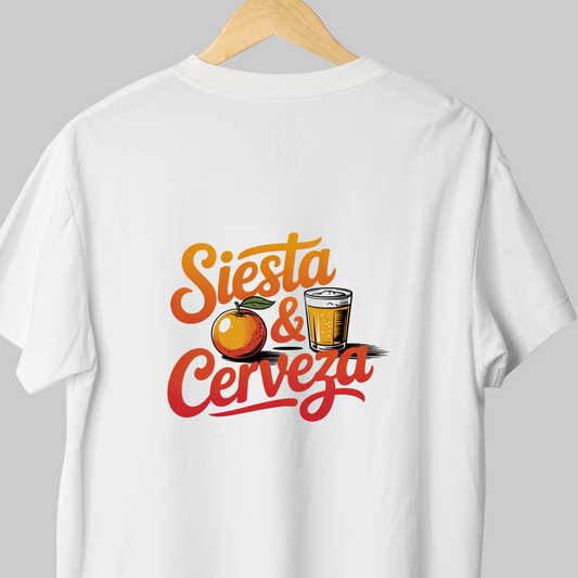 T-Shirt Unisex Siesta & Cerveza