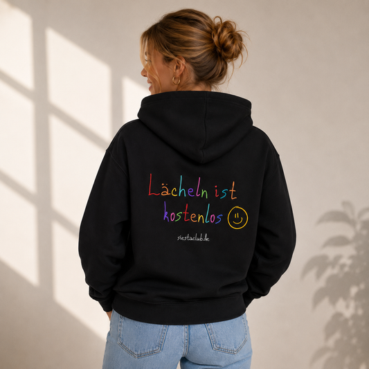 Lächeln - Dein Happiness Reminders Zipper Backprint