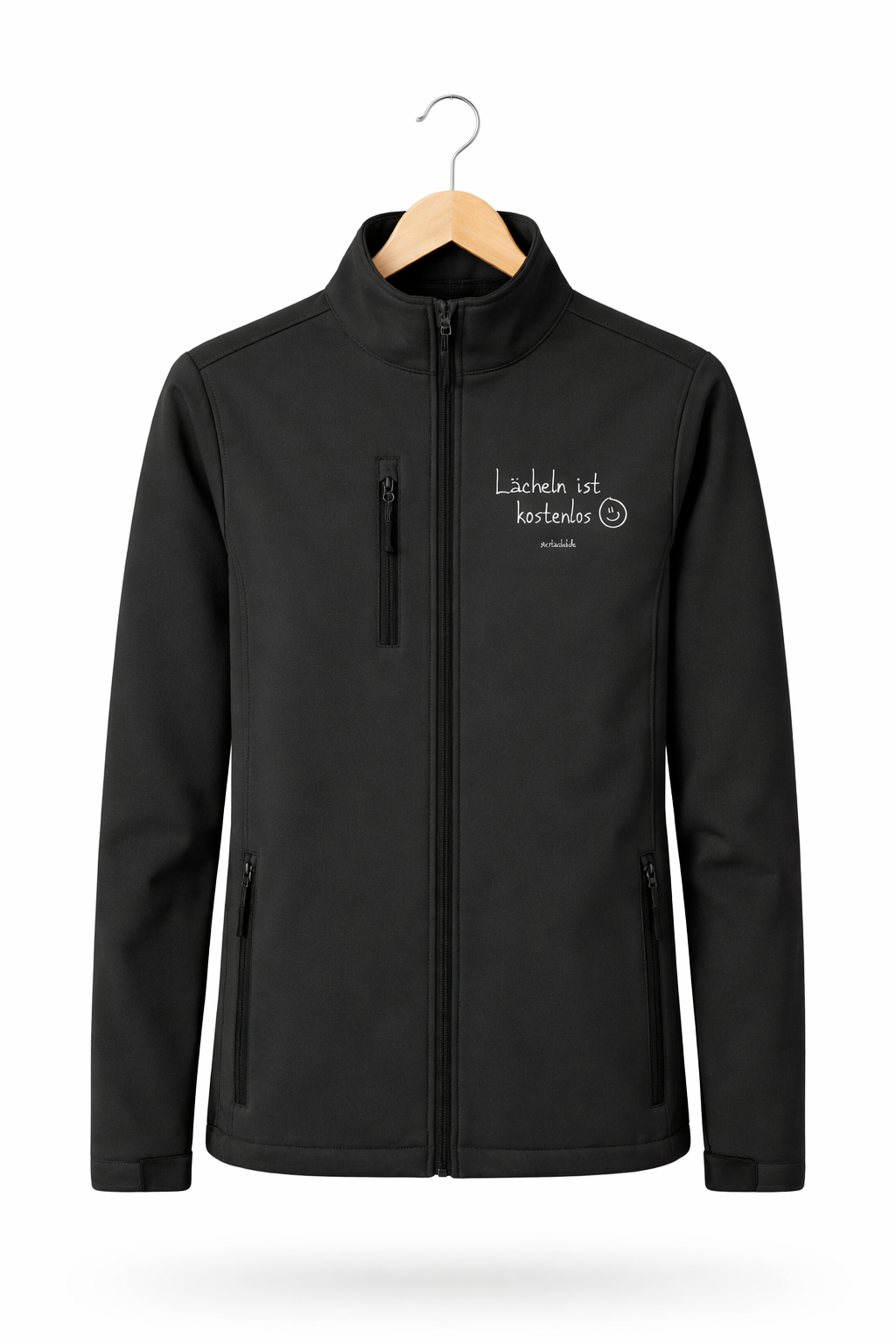 Softshell Jacke Unisex - Lächeln ist kostenlos