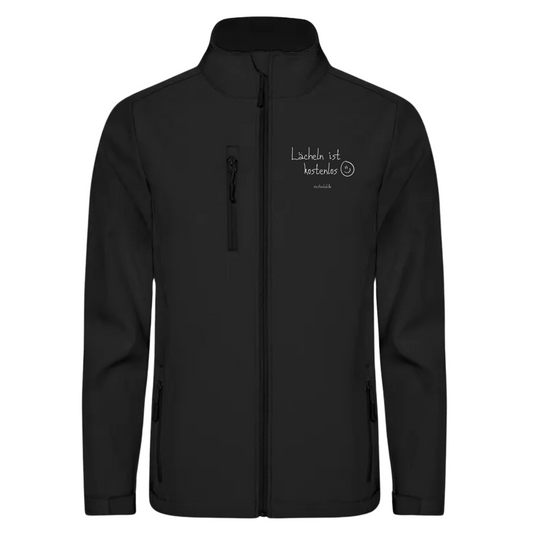 Softshell Jacke Unisex - Lächeln ist kostenlos