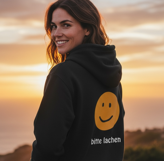 Hoodie Unisex - bitte lachen