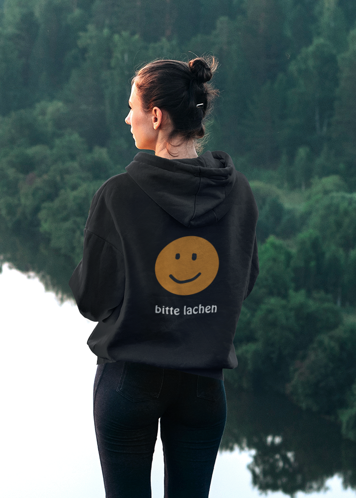 Hoodie Unisex - bitte lachen