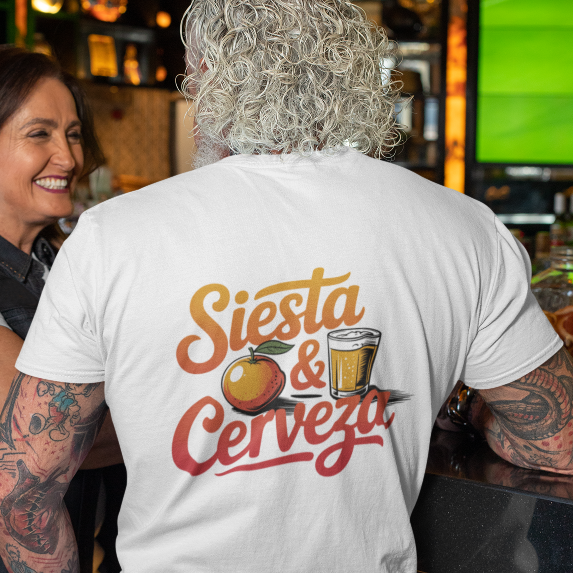 T-Shirt Unisex Siesta & Cerveza