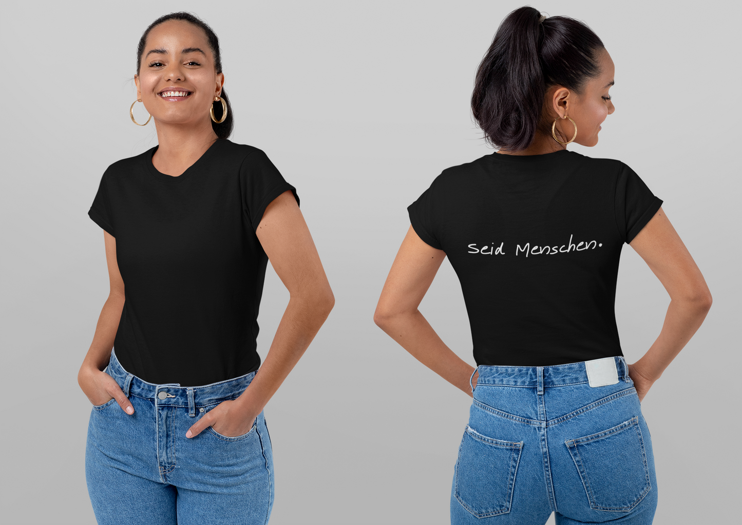 T-Shirt Unisex - Seid Menschen.