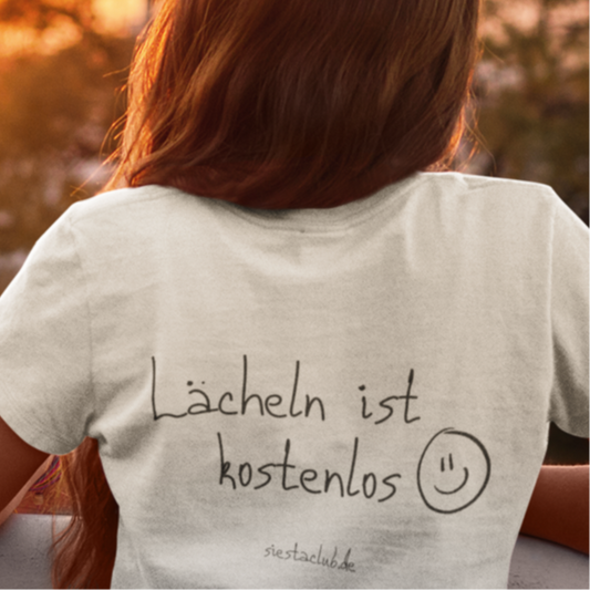 T-Shirt Unisex - Lächeln ist kostenlos