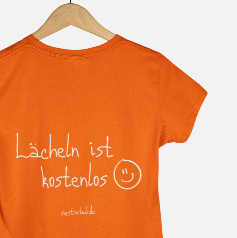 T-Shirt Damen - Lächeln ist kostenlos 2.0